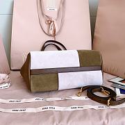 Colestore Miu Miu Oak Patchwork Leather Handbag Oak 25.5x20x13cm - 6