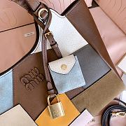 Colestore Miu Miu Oak Patchwork Leather Handbag Oak 25.5x20x13cm - 2
