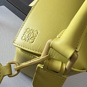 Colestore Loewe Small Satin Cowhide Puzzle Edge Bag Yellow 24x10.5x16cm - 2