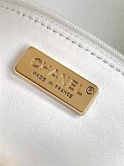 Colestore Chanel Sequined Classic Flap Bag Black & White Wave Pattern 20cm - 6
