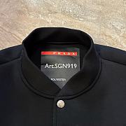 Colestore Prada Black Recycled Double Technical Jersey Sweatshirt Jacket Men - 5