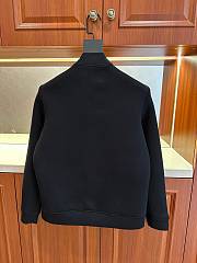Colestore Prada Black Recycled Double Technical Jersey Sweatshirt Jacket Men - 2