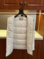 Colestore Gucci GG Hooded Down Vest Jacket White - 2