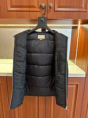 Colestore Gucci GG Hooded Down Vest Jacket Black - 3