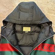 Colestore Gucci GG Hooded Down Vest Jacket Black - 4