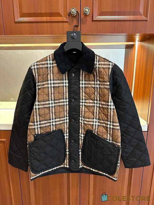 Colestore Burberry Quilted Men's Jacket - 1