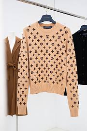 Colestore Louis Vuitton Monogram Cashmere Jumper Khaki - 1