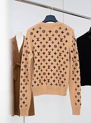 Colestore Louis Vuitton Monogram Cashmere Jumper Khaki - 3