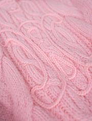 Colestore Celine Sweater In Aran Mohair and Wool Baby Pink - 3