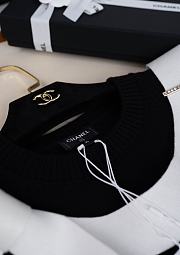 Colestore Chanel Short Knit Sweater Black - 5