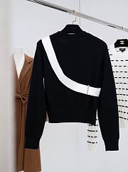 Colestore Chanel Short Knit Sweater Black - 3