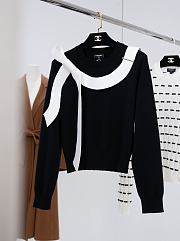 Colestore Chanel Short Knit Sweater Black - 2