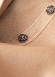 Colestore Louis Vuitton Button-Up Cape Coat Sandy Beige  - 5