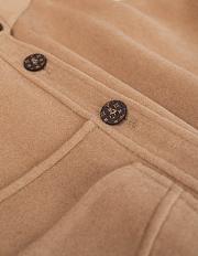 Colestore Louis Vuitton Button-Up Cape Coat Sandy Beige  - 3
