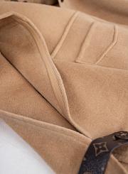 Colestore Louis Vuitton Button-Up Cape Coat Sandy Beige  - 2