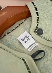 Colestore Hermes Cashmere Jacket Avocado Green - 3