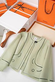 Colestore Hermes Cashmere Jacket Avocado Green - 2