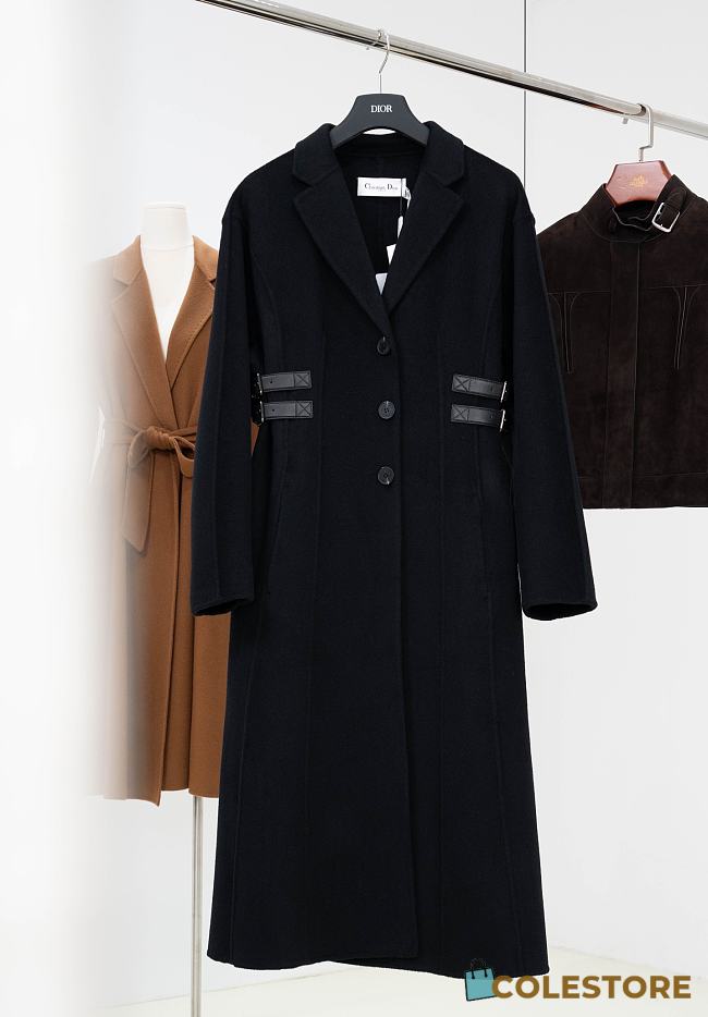 Colestore Dior Wool Coat Black - 1
