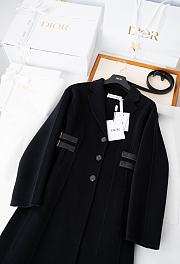 Colestore Dior Wool Coat Black - 3
