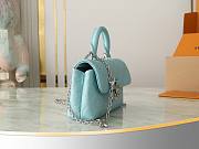 Colestore Louis Vuitton Nano Madeleine Monogram Empreinte Leather Azur Frost 21 x 12.5 x 6 cm - 5