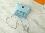 Colestore Louis Vuitton Nano Madeleine Monogram Empreinte Leather Azur Frost 21 x 12.5 x 6 cm - 4