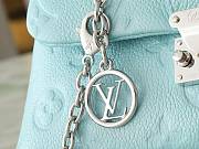 Colestore Louis Vuitton Nano Madeleine Monogram Empreinte Leather Azur Frost 21 x 12.5 x 6 cm - 2