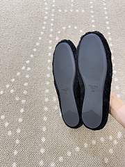 Colestore Prada Shearling Ballerinas Black - 6