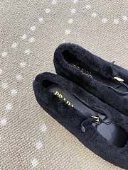 Colestore Prada Shearling Ballerinas Black - 3