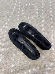 Colestore Prada Shearling Ballerinas Black - 2