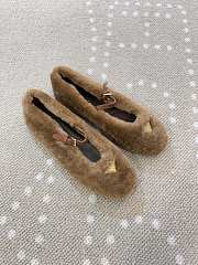 Colestore Prada Shearling Ballerinas Caramel - 4
