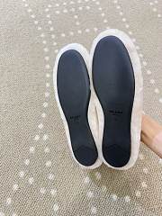 Colestore Prada Shearling Ballerinas White - 4