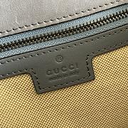 Colestore Gucci GG Marmont Medium Shoulder Bag Dusty Blue Suede 26x15x7cm - 3