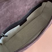 Colestore Gucci GG Marmont Medium Shoulder Bag Brown Suede 26x15x7cm - 4