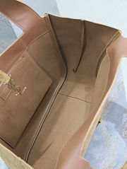 Colestore YSL Saint Laurent LE 5 À 7 BEA In Suede Caramel 50×28×18cm - 4
