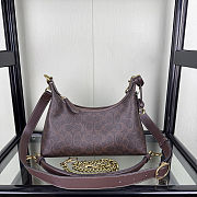 Colestore Coach Juliet Shoulder Bag 25 In Signature Canvas Maple 25x14x8cm - 2