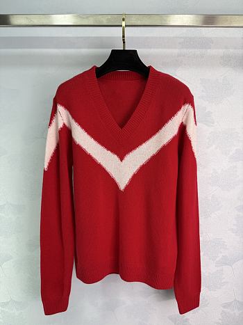 Colestore Valentino Wool Jumper With VLogo Bow At The Back