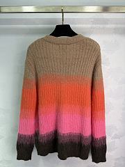Colestore Fendi Ribbed Vanisé Cardigan Brown  - 2