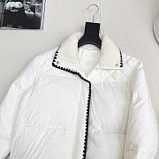Colestore Chanel Style Fur-Collar Down Jacket White - 6