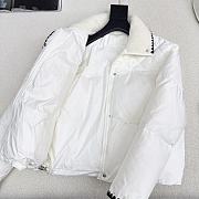 Colestore Chanel Style Fur-Collar Down Jacket White - 5