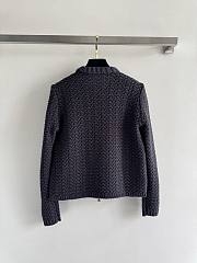 Colestore  Moncler Black Padded Cotton Zip-Up Cardigan - 2