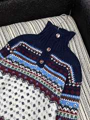 Colestore Chanel Style 25 Vintage Wool High-Neck Sweater - 2