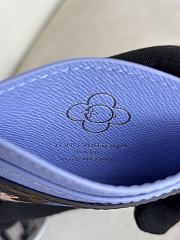 Colestore Louis Vuitton LV Charms Card Holder Monogram Blue Frost 10.2 x 7.3 x 0.3 cm - 6