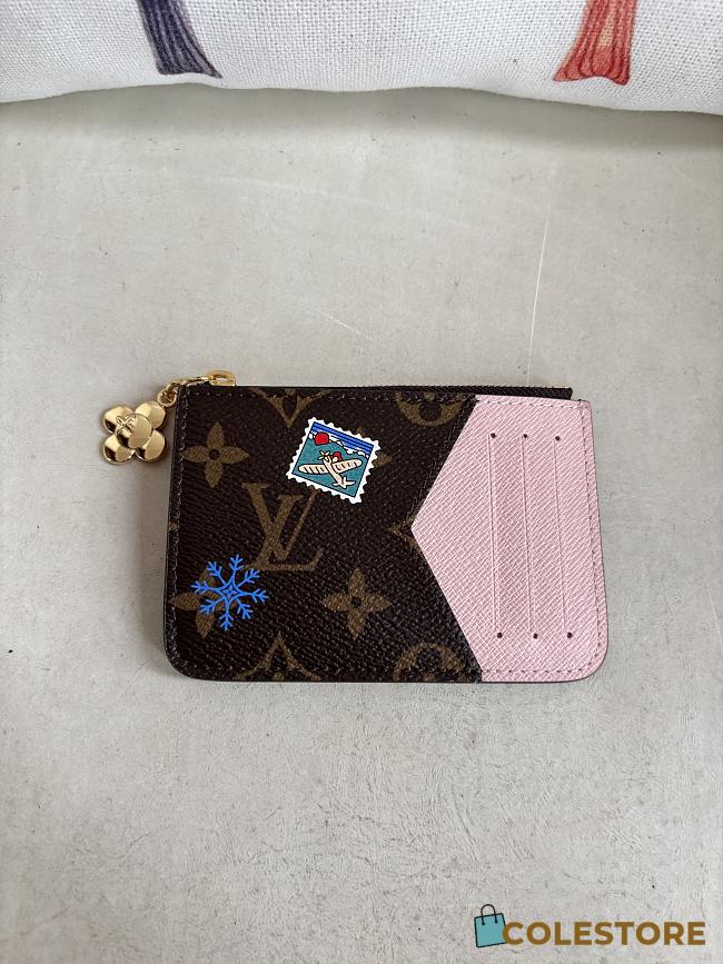 Colestore Louis Vuitton Romy Card Wallet Monogram Snowy Pearl 12 x 8 x 0.8 cm - 1