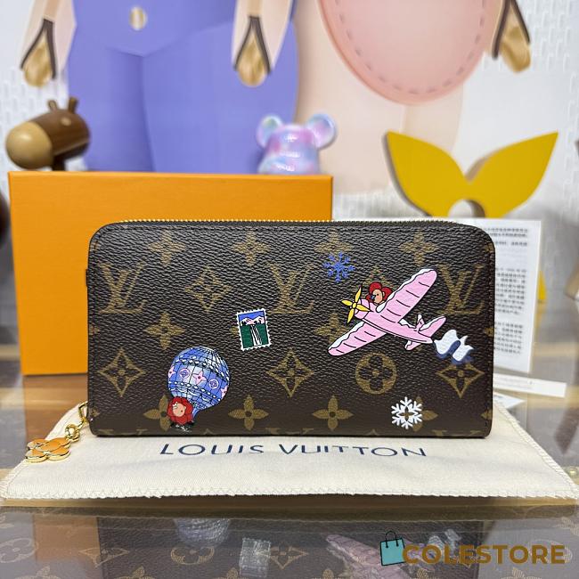 Colestore Louis Vuitton Zippy Wallet Monogram Snowy Pearl 19.5 x 10.5 x 2.5 cm - 1