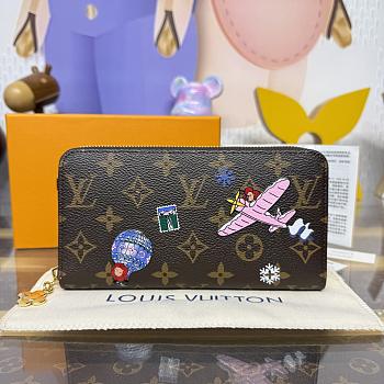 Colestore Louis Vuitton Zippy Wallet Monogram Snowy Pearl 19.5 x 10.5 x 2.5 cm