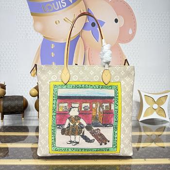 Colestore Louis Vuitton Travels With Grace Coddington Carry It Meowgram 37 x 37 x 2 cm