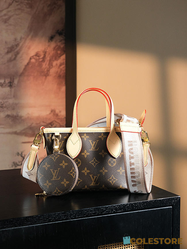 Colestore Louis Vuitton Neverfull BB Beige 24x9x14cm - 1