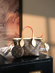 Colestore Louis Vuitton Neverfull BB Beige 24x9x14cm - 2