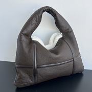 Colestore Bottega Veneta Hop Bag Light Brown, Teddy, Fondant & Muse Brass 41x20.5x7.5cm - 4