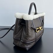 Colestore Bottega Veneta  Andiamo Small Leather Shearling Top-Handle Bag 25x22x10.5 - 4